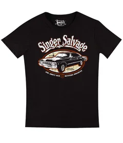 Прикольные футболки: Supernatural - Singer Salvage Black